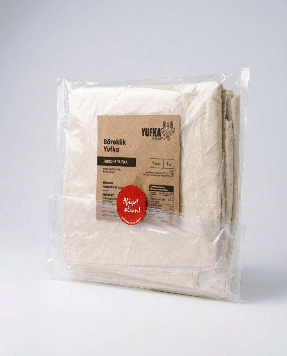 Frische Yufka Teigblätter für Börek
