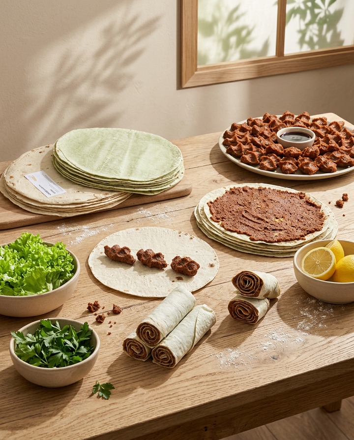 Çiğ Köftelik Lavaş – Robuste Fladenbrote für perfekte Rollen
