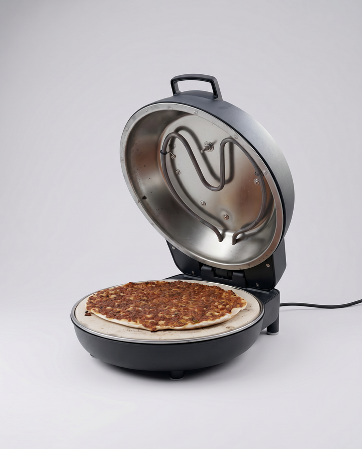 Teigboden für Lahmacun oder türkische Pizza im Pizzaofen